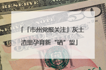 「市州党报关注」灰土渣里孕育新“硒”望