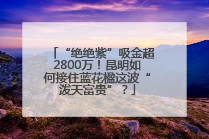 “绝绝紫”吸金超2800万！昆明如何接住蓝花楹这波“泼天富贵”？