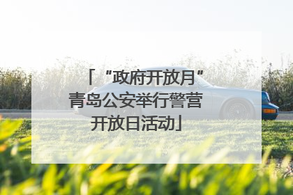“政府开放月”青岛公安举行警营开放日活动