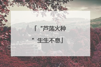 “芦荡火种”生生不息