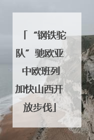 “钢铁驼队”驰欧亚 中欧班列加快山西开放步伐