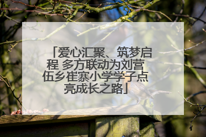 爱心汇聚、筑梦启程 多方联动为刘营伍乡崔寨小学学子点亮成长之路