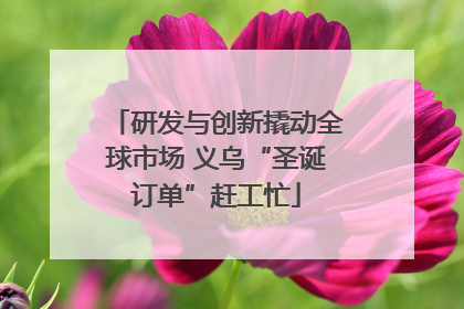 研发与创新撬动全球市场 义乌“圣诞订单”赶工忙