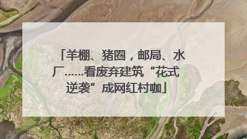 羊棚、猪圈，邮局、水厂……看废弃建筑“花式逆袭”成网红村咖