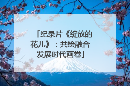 纪录片《绽放的花儿》：共绘融合发展时代画卷