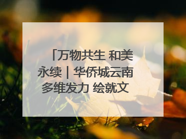 万物共生 和美永续｜华侨城云南多维发力 绘就文旅融合与生物多样性保护新图景