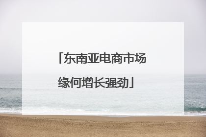 东南亚电商市场缘何增长强劲