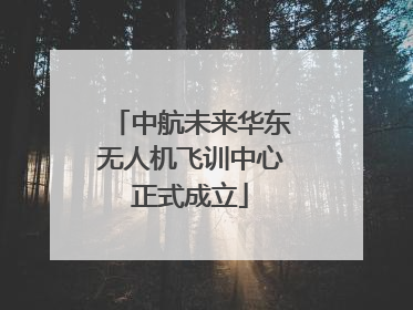 中航未来华东无人机飞训中心正式成立