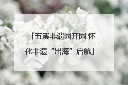 五溪非遗园开园 怀化非遗“出海”启航