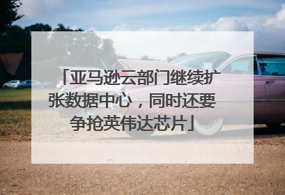 亚马逊云部门继续扩张数据中心，同时还要争抢英伟达芯片