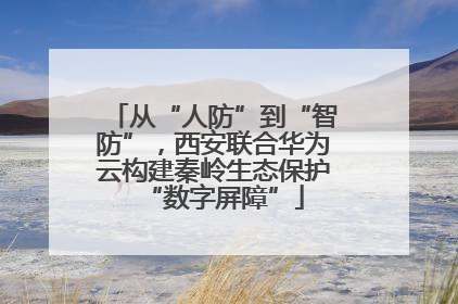 从“人防”到“智防”，西安联合华为云构建秦岭生态保护“数字屏障”