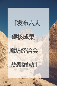发布六大硬核成果 廊坊经洽会热潮涌动
