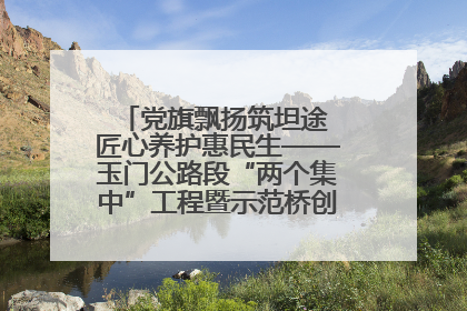 党旗飘扬筑坦途 匠心养护惠民生——玉门公路段“两个集中”工程暨示范桥创建项目圆满收官