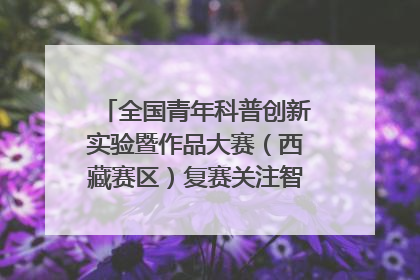 全国青年科普创新实验暨作品大赛（西藏赛区）复赛关注智慧环保等主题