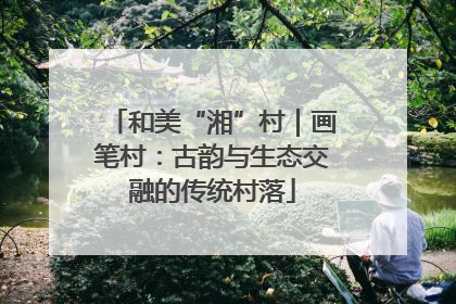 和美“湘”村｜画笔村：古韵与生态交融的传统村落
