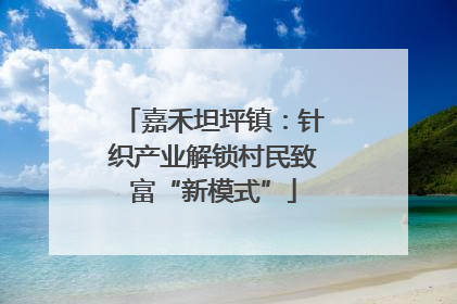 嘉禾坦坪镇：针织产业解锁村民致富“新模式”