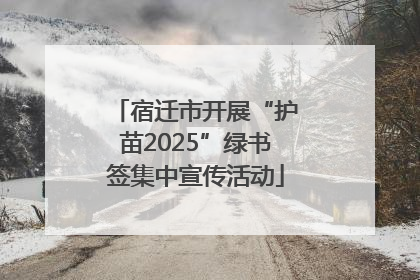 宿迁市开展“护苗2025”绿书签集中宣传活动