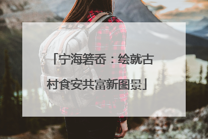 宁海箬岙：绘就古村食安共富新图景