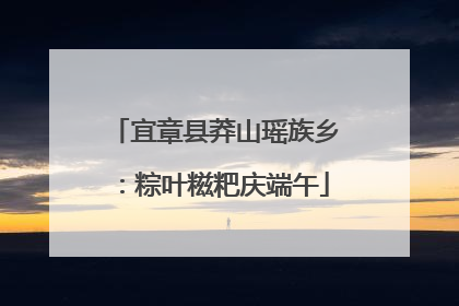 宜章县莽山瑶族乡：粽叶糍粑庆端午