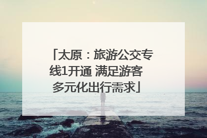 太原：旅游公交专线1开通 满足游客多元化出行需求