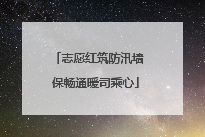 志愿红筑防汛墙 保畅通暖司乘心