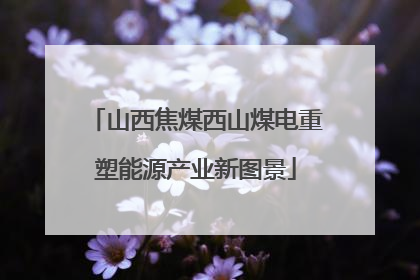 山西焦煤西山煤电重塑能源产业新图景