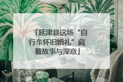 延津县这场“自行车怀旧婚礼”藏着故事与深意