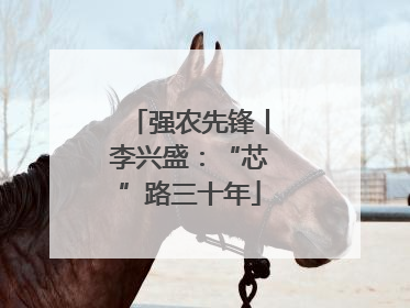 强农先锋丨李兴盛：“芯”路三十年