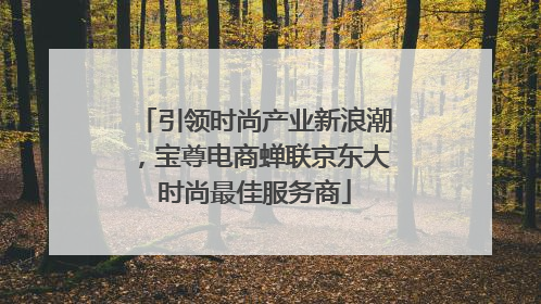 引领时尚产业新浪潮，宝尊电商蝉联京东大时尚最佳服务商