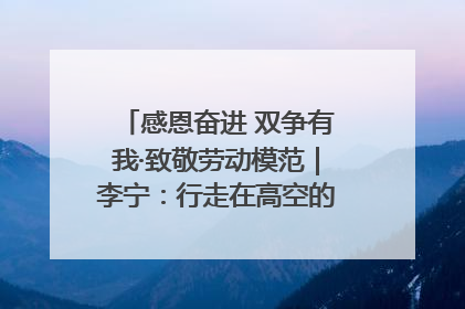 感恩奋进 双争有我·致敬劳动模范｜李宁：行走在高空的“电网卫士”