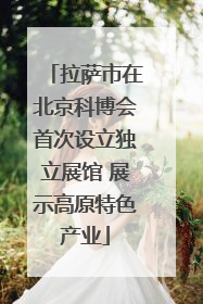 拉萨市在北京科博会首次设立独立展馆 展示高原特色产业