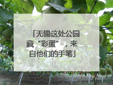 无锡这处公园藏“彩蛋”，来自他们的手笔