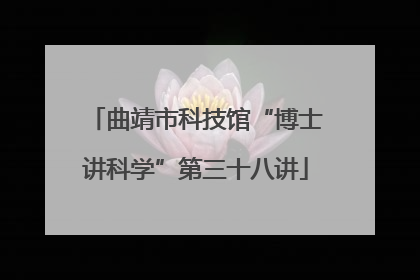 曲靖市科技馆“博士讲科学”第三十八讲