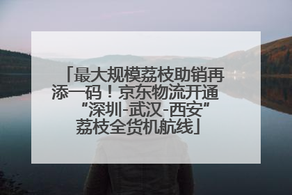 最大规模荔枝助销再添一码！京东物流开通“深圳-武汉-西安” 荔枝全货机航线