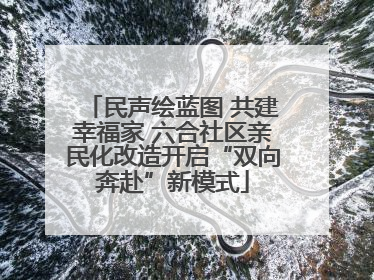 民声绘蓝图 共建幸福家 六合社区亲民化改造开启“双向奔赴”新模式