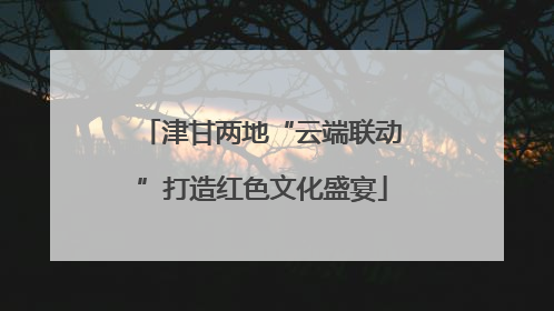 津甘两地“云端联动”打造红色文化盛宴