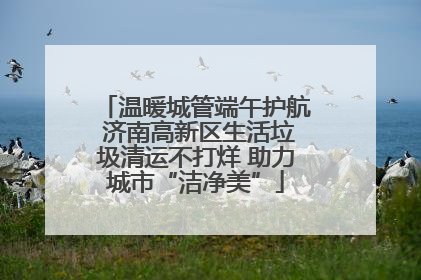 温暖城管端午护航 济南高新区生活垃圾清运不打烊 助力城市“洁净美”