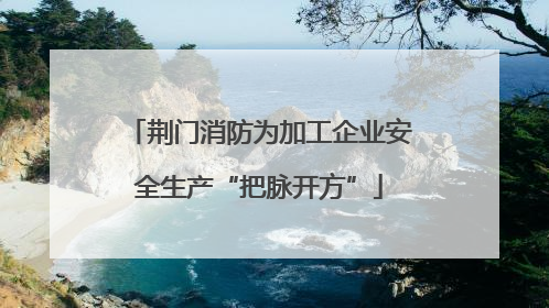荆门消防为加工企业安全生产“把脉开方”