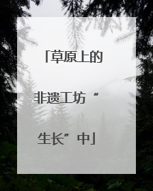 草原上的非遗工坊“生长”中