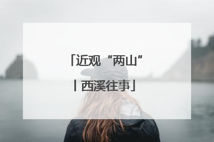 近观“两山”丨西溪往事