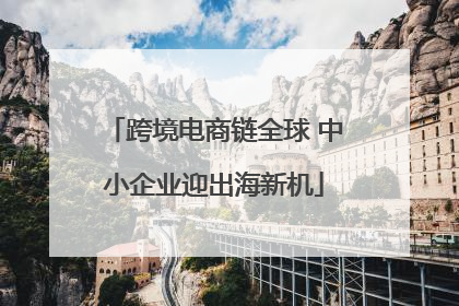 跨境电商链全球 中小企业迎出海新机
