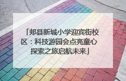 郏县新城小学迎宾街校区：科技游园会点亮童心 探索之旅启航未来