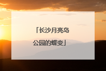 长沙月亮岛公园的蝶变