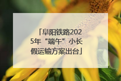 阜阳铁路2025年“端午”小长假运输方案出台