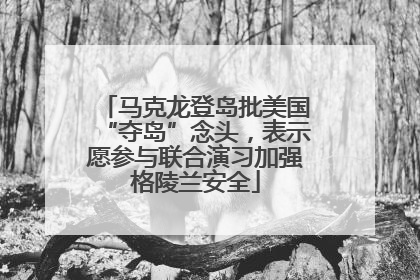 马克龙登岛批美国“夺岛”念头，表示愿参与联合演习加强格陵兰安全