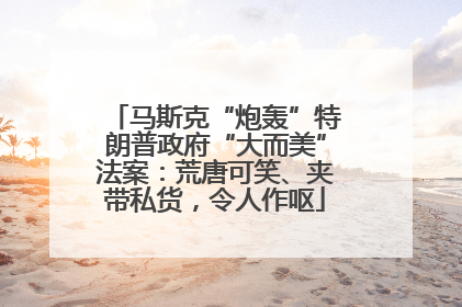 马斯克“炮轰”特朗普政府“大而美”法案：荒唐可笑、夹带私货，令人作呕