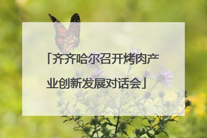 齐齐哈尔召开烤肉产业创新发展对话会