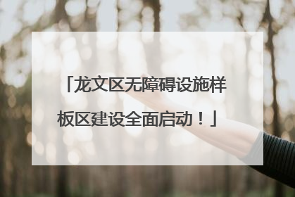龙文区无障碍设施样板区建设全面启动！