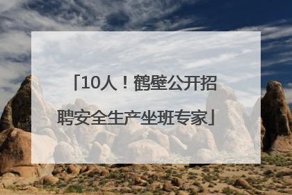 10人！鹤壁公开招聘安全生产坐班专家