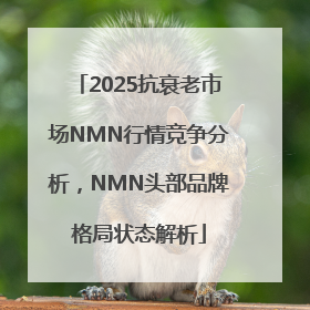2025抗衰老市场NMN行情竞争分析，NMN头部品牌格局状态解析